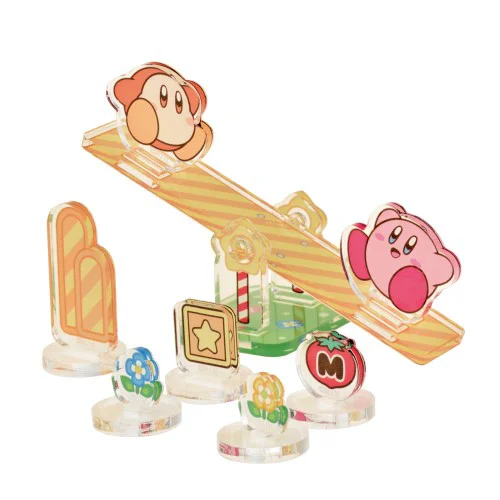 Moving Diorama Acrylic Stand (1) Bee Seesaw (Kirby & Waddle Dee)