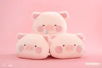 TOYZEROPLUS LuLu the Piggy Generic - Emoji Cushion (Happy ver.) - LuLu The Piggy - photo 2