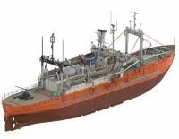 Hasegawa [HP001] 1/250 ANTARCTICA OBSERVATION SHIP SOYA "Antarctica Observatin 2nd Corps" (Super detail kit)	 - Scale Kits - photo 5