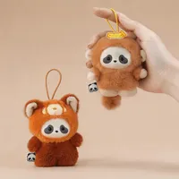 52TOYS Panda Roll The Zoo In Hands Series Plush Keychain - Panda Roll - photo 18