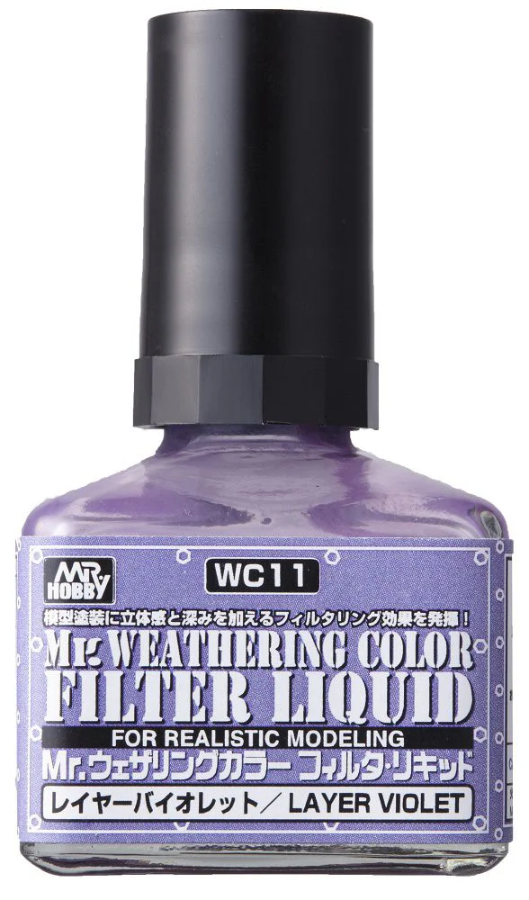 Mr. Weathering Color - Filter Liquid Violet