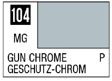 GSI Creos Mr. Color 104 - Gun Chrome (Metallic Gloss/Primary) - Paints