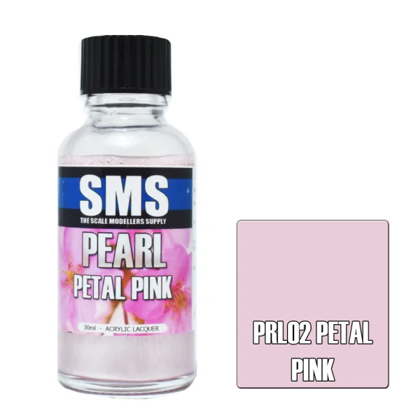 The Scale Modellers Supply (SMS) Pearl PETAL PINK 30ml - Paints