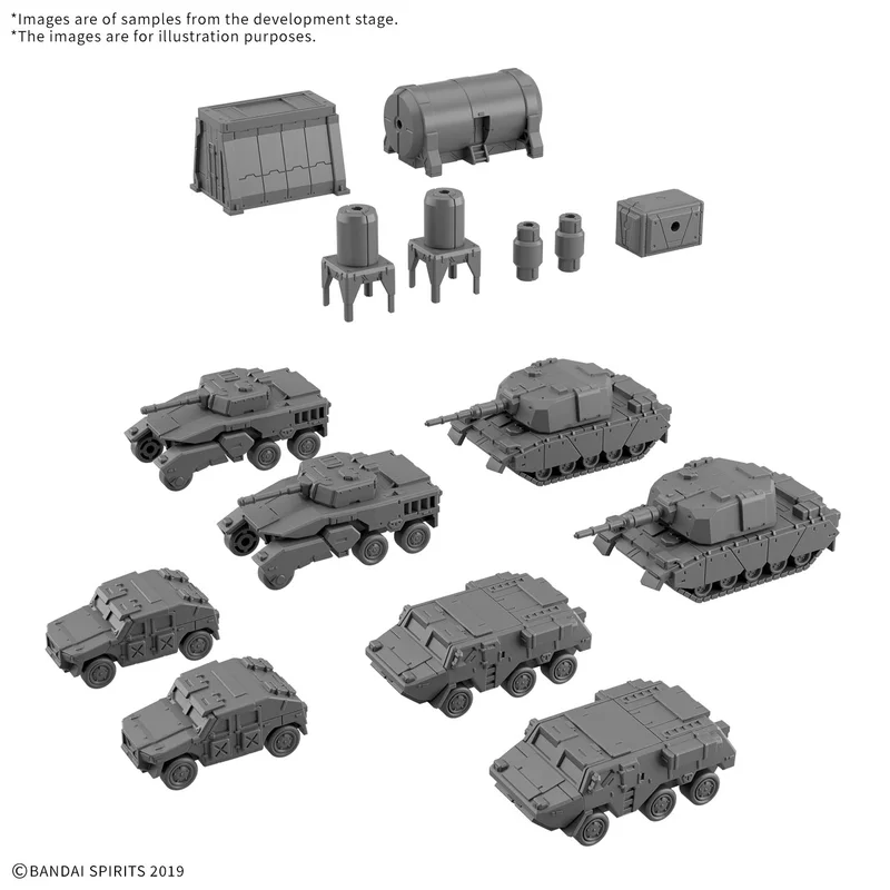 BANDAI HOBBY 30MM 1/144 OPTION PARTS SET 24 (MULTI OBJECT 1) - 30 Minutes Missions (30MM)