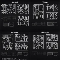 SQUARE ENIX XENOGEARS  STRUCTURE ARTS  1/144 Scale Plastic Model Kit Series Vol. 1 (Box) - Video Games - photo 46