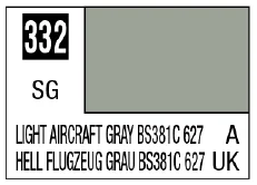 GSI Creos Mr. Color 332 - Light Aircraft Gray BS381C 627 (Semi-Gloss/Aircraft) - Paints