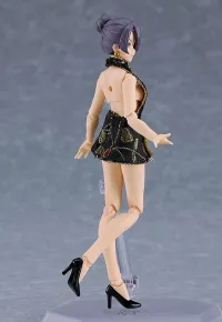 Max Factory figma Female Body (Mika) with Mini Skirt Chinese Dress Outfit (Black) - Action Figures - photo 4