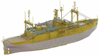 Hasegawa [HP001] 1/250 ANTARCTICA OBSERVATION SHIP SOYA "Antarctica Observatin 2nd Corps" (Super detail kit)	 - Scale Kits - photo 7