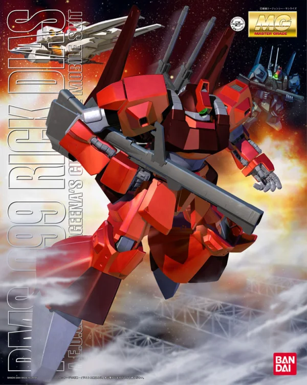 BANDAI HOBBY MG 1/100 RICK DIAS QUATTORO COLOR (RED) - Mobile Suit Gundam Zeta