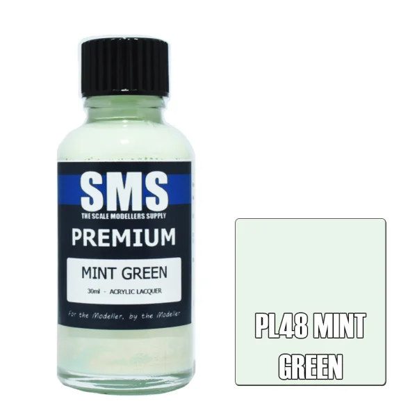 The Scale Modellers Supply (SMS) Premium MINT GREEN RAL6019 30ml - Paints