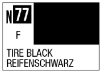 GSI Creos Acrysion N77 - Tire Black (Flat/Primary) - Paints - photo 1