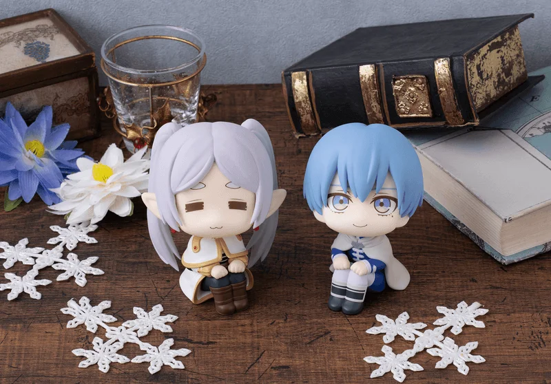 MegaHouse Lookup Frieren： Beyond Journey's End Frieren Droopy Face Ver. & Himmel set【with gift】 - Frieren: Beyond Journey's End