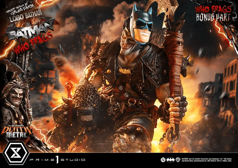 Museum Masterline Dark Nights: Death Metal (Comics) Lobo Batman: Batman Who Frags (Concept design by Carlos D'Anda) DX Bonus Version