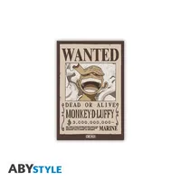 ONE PIECE - Standard Magnet - Wanted Luffy x4