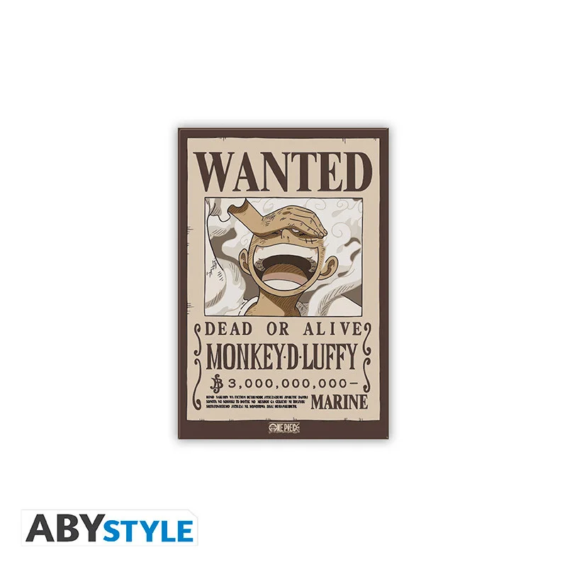 ABYstyle Studio ONE PIECE - Standard Magnet - Wanted Luffy x4 - ONE PIECE