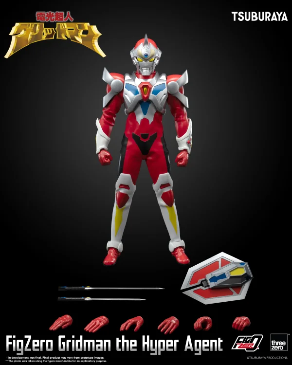 threezero FigZero Gridman the Hyper Agent - Gridman the Hyper Agent