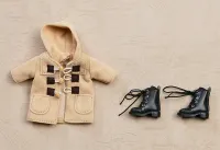 GOOD SMILE COMPANY Nendoroid Doll Warm Clothing Set: Boots &amp; Duffle Coat (Beige) - Figure Accessories - photo 3