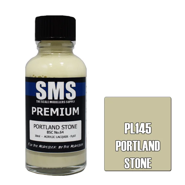 The Scale Modellers Supply (SMS) Premium PORTLAND STONE BSC No.64 30ml - Paints