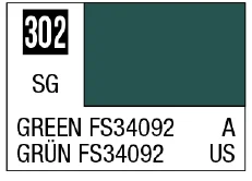 Mr. Color 302 Green FS34092 (Semi-Gloss/Aircraft)