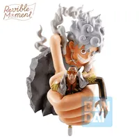 BANDAI Monkey D. Luffy Gear 5 vs Borsalino (Burst of Energy) One Piece, Revible Moment Ichibansho Figure - ONE PIECE - photo 8