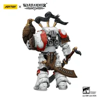 JOYTOY White Scars Legion Praetor in Cataphractii Terminator Armour with Cyber Hawk, Chogorian sword and combi-melta - Warhammer 40K - photo 14
