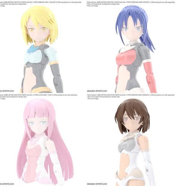 30MS OPTION HAIR STYLE PARTS Vol.6 ALL 4 TYPES