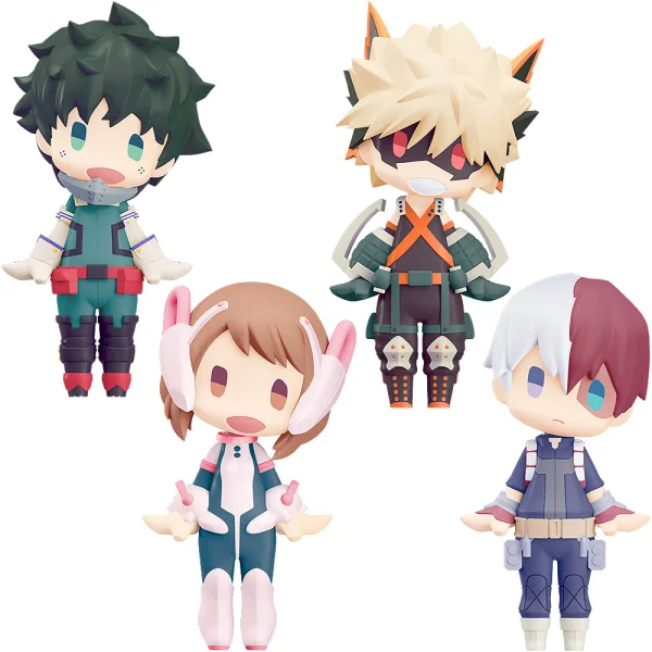 HELLO! GOOD SMILE: Izuku Midoriya/Katsuki Bakugo/Ochaco Uraraka/Shoto Todoroki Set (Box)