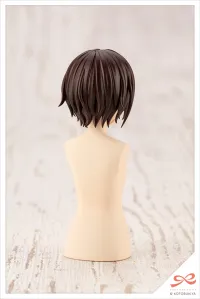 KOTOBUKIYA AFTER SCHOOL SHORT WIG TYPE: A [WHITE & CHOCOLATE BROWN] - SOUSAISHOJOTEIEN - photo 2