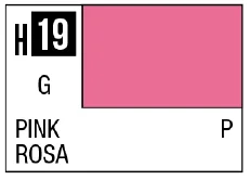 AQUEOUS HOBBY COLOR - H19 GLOSS PINK (PRIMARY)