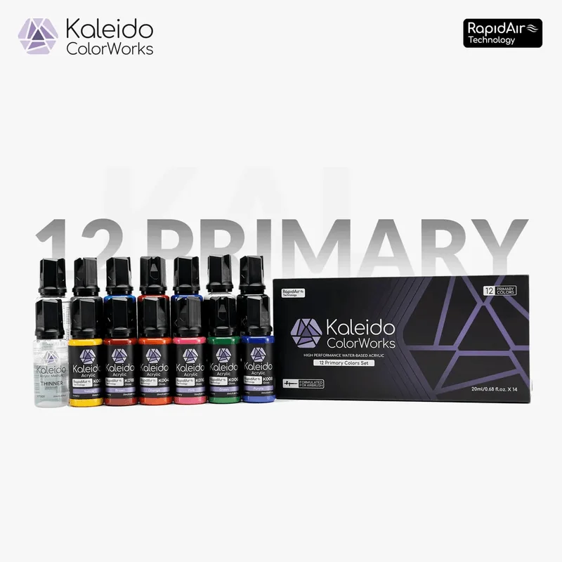 Gaahleri 12 Color Primary Set - Paints