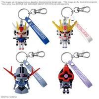 BANDAI HOBBY DOMPLA-KUN 3D RUBBER MASCOT KEYCHAIN - Gundam Misc - photo 3