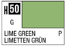AQUEOUS HOBBY COLOR - H50 GLOSS LIME GREEN (PRIMARY)