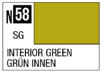 GSI Creos Acrysion N58 - Interior Green (Semi-Gloss/Aircraft) - Paints - photo 1