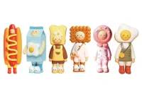 PLUM PMOA UOVO FRIEND - Food Series(re-run) (Set of 6 figures) (Box) - Non-Scale Figures - photo 2