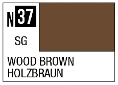 GSI Creos Acrysion N37 - Wood Brown (Semi-Gloss/Primary) - Paints