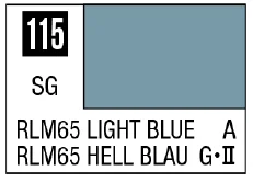 GSI Creos Mr. Color 115 - RLM65 Light Blue (Semi-Gloss/Aircraft) - Paints