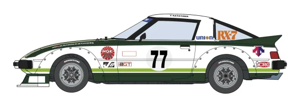 1/24 MAZDA SAVANNA RX-7 (SA22C) "1979 PORTLAND CAR No.77"