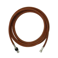 SPARMAX 2.5M BLACK & ORANGE BRAIDED HOSE 1/8”PS x 1/8”PS WITH SWIVEL JOINT - Airbrushes - photo 1