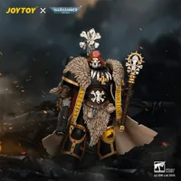 JOYTOY Space Wolves Wolf Priest with Absolvor Bolt Pistol and Crozius - Warhammer 40K - photo 6