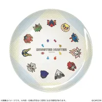 MONSTER HUNTER CHIBI STYLE Melamine Plate: Circle