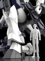 KADOKAWA KADOKAWA PLASTIC MODEL SERIES Full Metal Panic! Family 1/48 Azure Raven with Type 10 Modified Monomolecular Blade Plated Ver. + Special Display Base Designed by Kanetake Ebikawa - Full Metal Panic! - photo 8