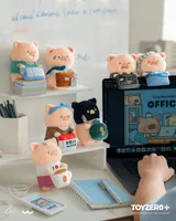 TOYZEROPLUS LuLu the Piggy Office Series - My Workplace Partners Monitor Plush Keychain Blindbox - LuLu The Piggy - photo 19
