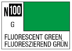 GSI Creos Acrysion N100 - Fluorescent Green (Semi-Gloss/Primary) - Paints