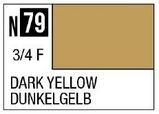 GSI Creos Acrysion N79 - Dark Yellow (3/4 Flat/Tank) - Paints