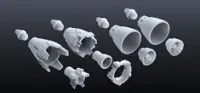 BANDAI HOBBY BUILDERS PARTS HD 1/144 MS VERNIER 01 - Kit Accessories - photo 2