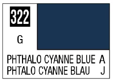 GSI Creos Mr. Color 322 - Phthalo Cyanne Blue (Gloss/Aircraft) - Paints