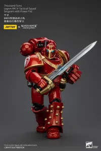 JOYTOY Thousand Sons Legion MK IV Tactical Squad Sergeant with Power Fist - Warhammer 40K - photo 6