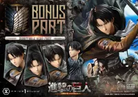 Prime 1 Studio Ultimate Premium Masterline  TV animation Attack On Titan  Levi versus Beast Titan Bonus Version - Attack on Titan - photo 22