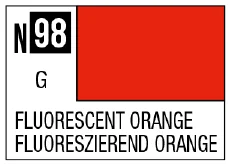 GSI Creos Acrysion N98 - Fluorescent Orange (Semi-Gloss/Primary) - Paints