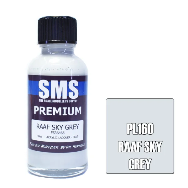 The Scale Modellers Supply (SMS) Premium RAAF SKY GREY FS36463 30ml - Paints